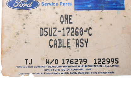 New OEM Ford D5UZ-17260-C Speedometer Cable Assembly NOS