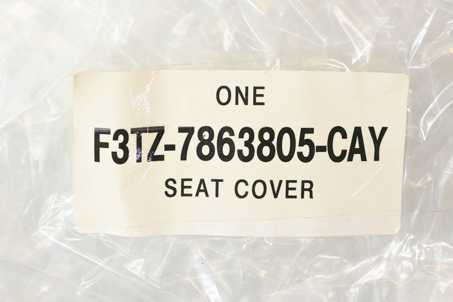 New OEM Ford F3TZ-7863805-CAY Seat Cushion Cover Assembly NOS