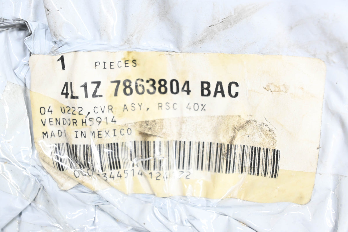 New OEM Ford 4L1Z-7863804-BAC Rear Right Seat Cushion Cover NOS