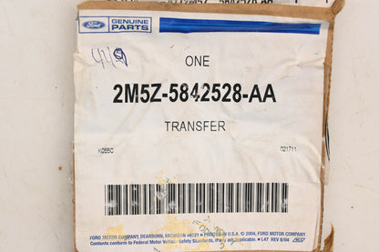 New OEM Ford 2M5Z-5842528-AA ZX5 Emblem Transfer NOS