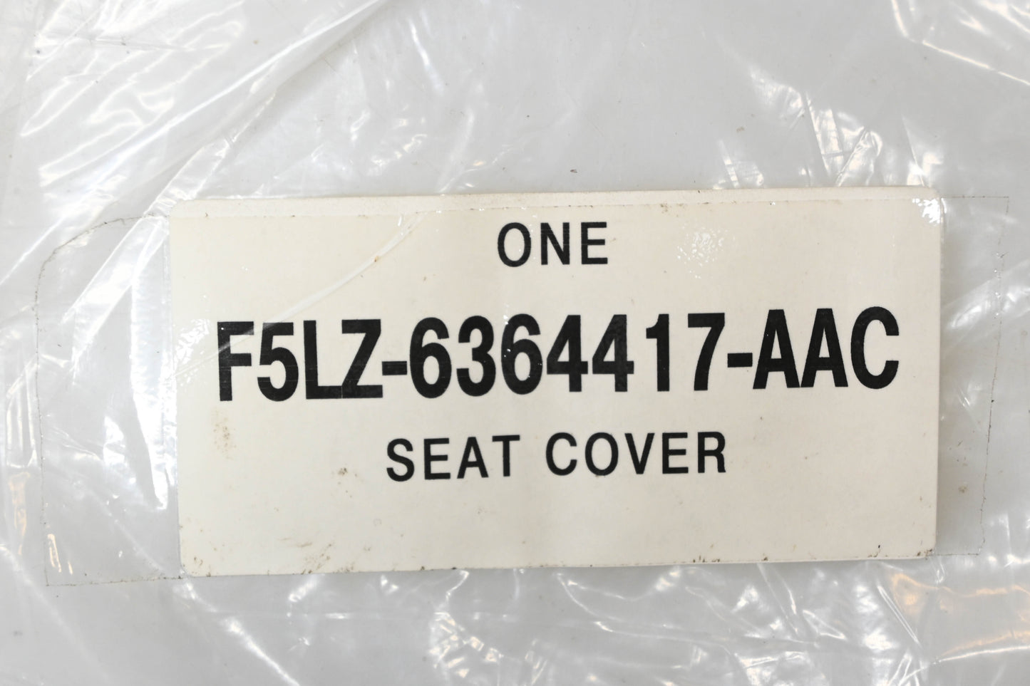 New OEM Ford F5LZ-6364417-AAC Front Left Seat Back Cover Assembly NOS