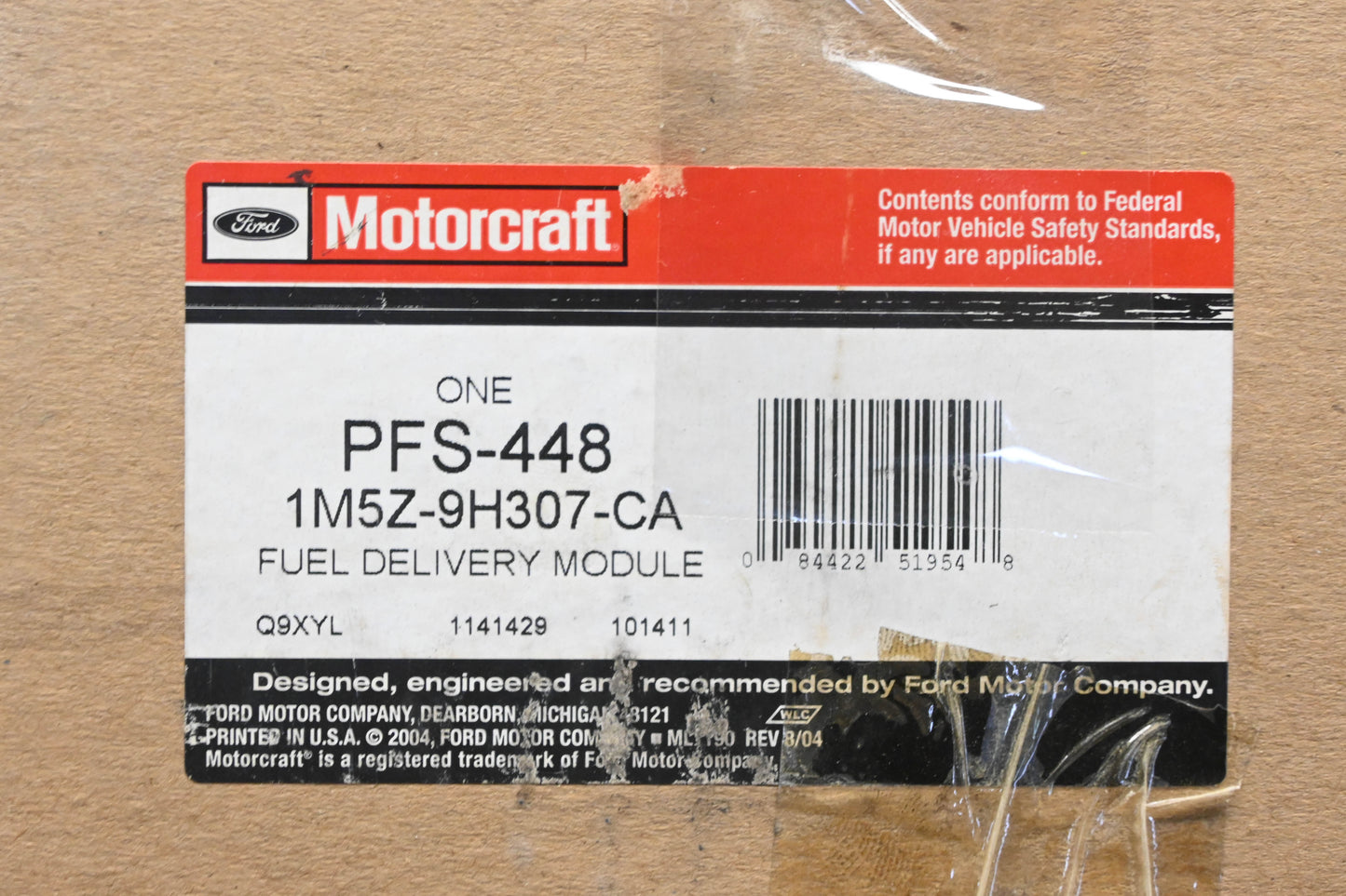 New OEM Motorcraft PFS-448, 1M5Z-9H307-CA Fuel Pump Module Kit NOS