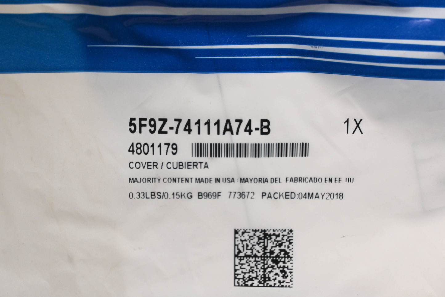 New OEM Ford 5F9Z-74111A74-B Access Hole Cover NOS