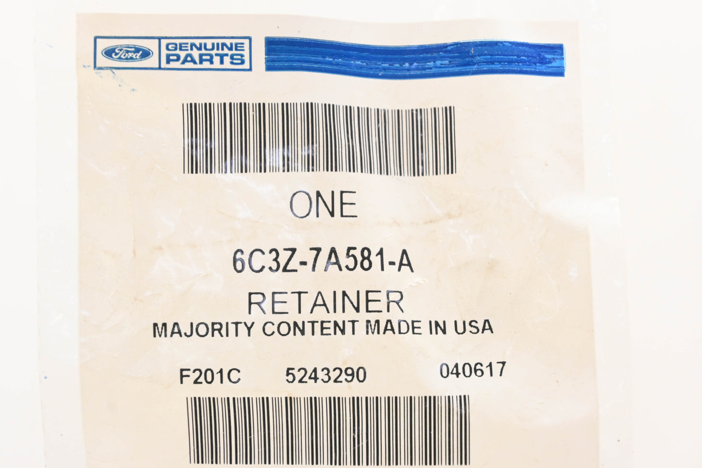 New OEM Ford 6C3Z-7A581-A Clutch Pedal Linkage Retainer NOS