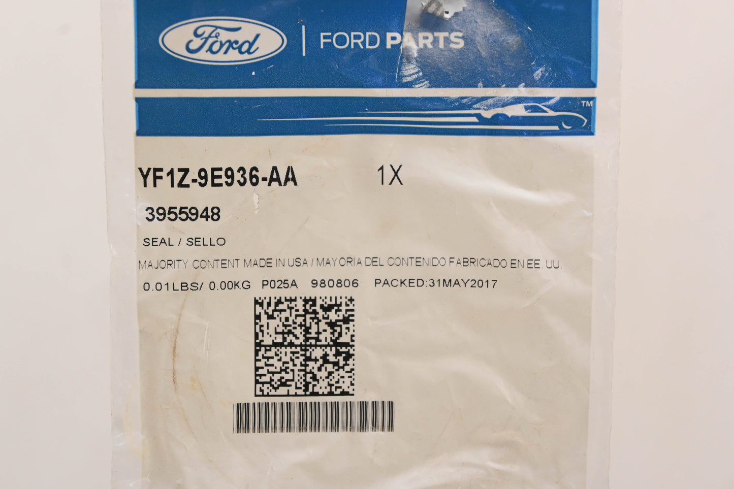 New OEM Ford YF1Z-9E936-AA Fuel Injection Throttle Body Mounting Gasket NOS