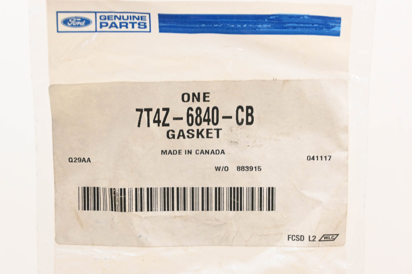 New OEM Ford 7T4Z-6840-CB Oil Filter Adapter Gasket NOS