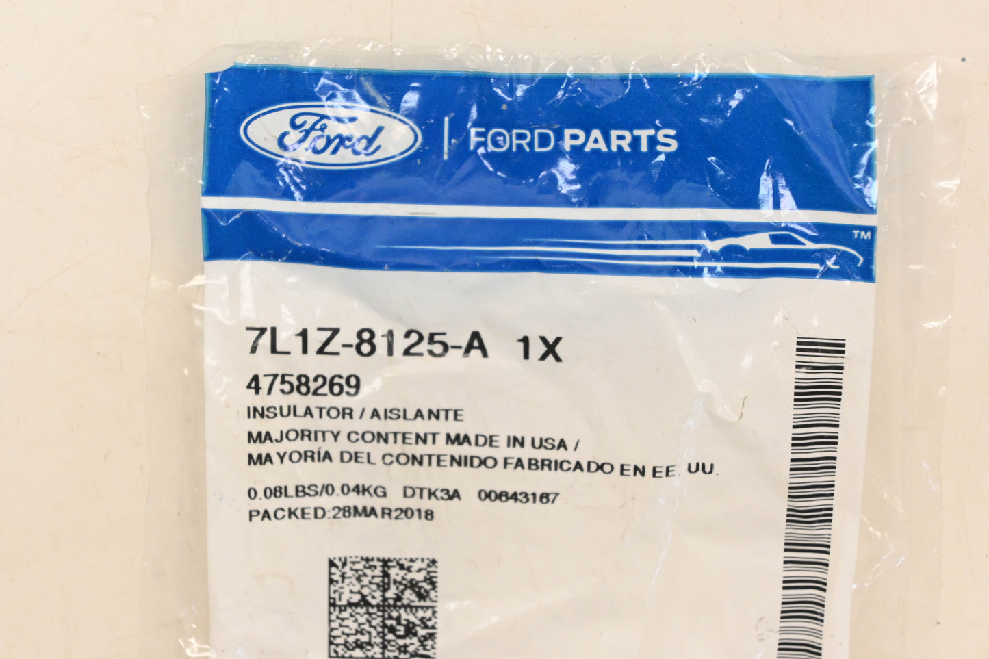 New OEM Ford 7L1Z-8125-A Radiator Upper Insulator NOS