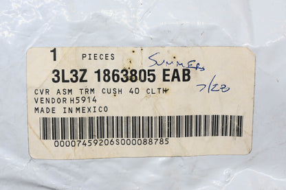 New OEM Ford 3L3Z-1863805-EAB Left Rear Seat Cushion Cover NOS