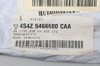 New OEM Ford 4S4Z-5466600-CAA Rear Right Split Bench Seat Back Cover NOS