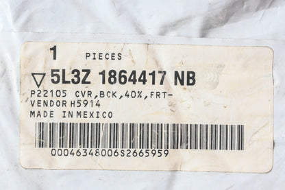 New OEM Ford 5L3Z-1864417-NB Front Left Seat Back Cover NOS