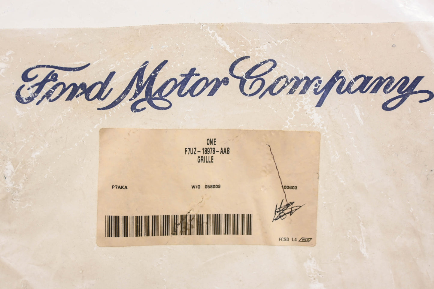 New OEM Ford F7UZ-18978-AAB Front Left Speaker Grille Cover NOS