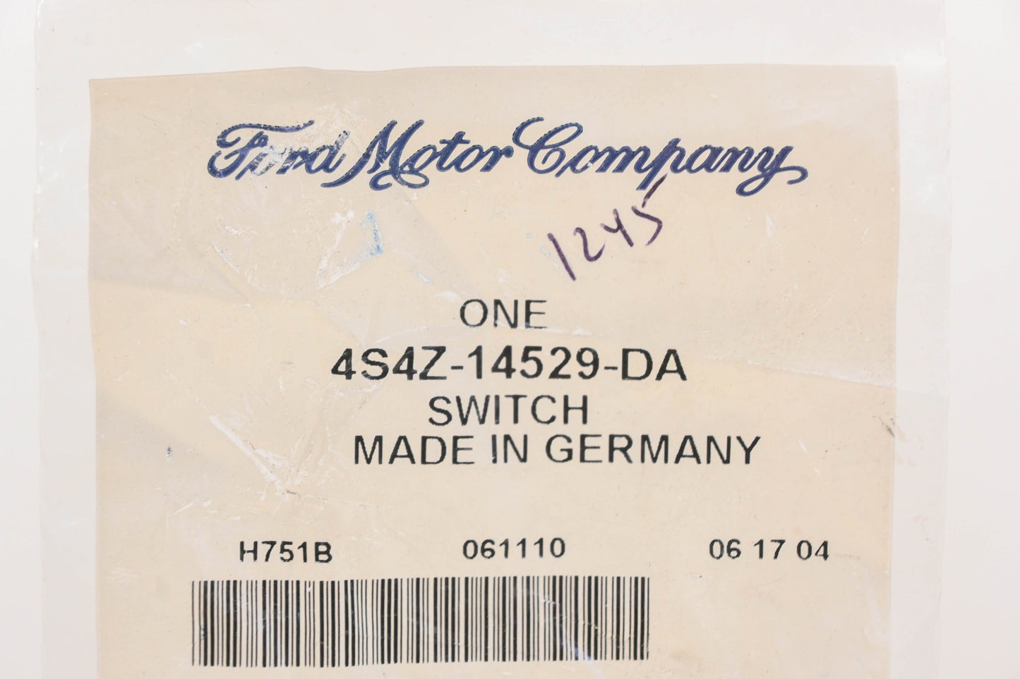 New OEM Ford 4S4Z-14529-DA Window Control Switch NOS