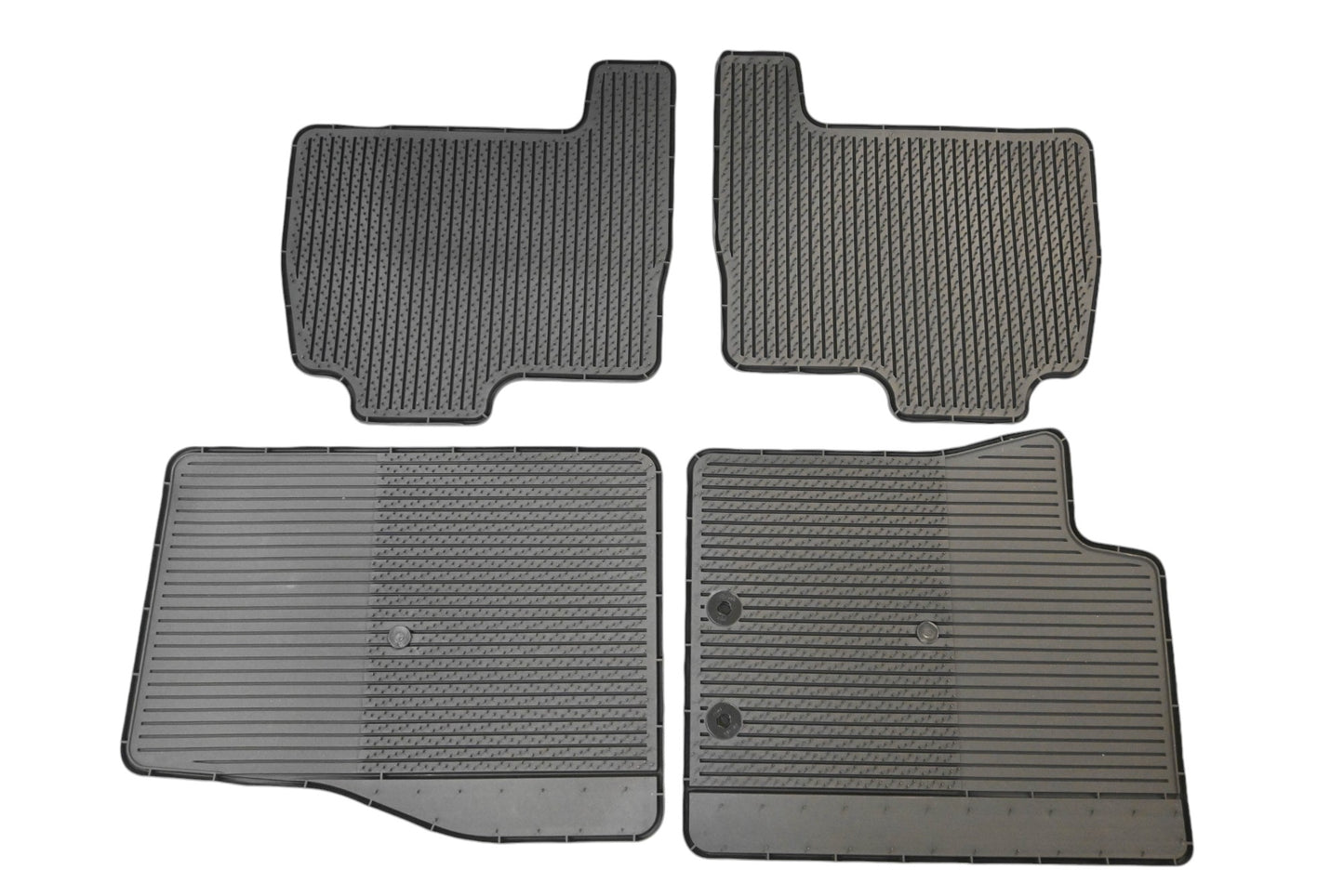 New OEM Ford DL1Z-7813300-BA Black Rubber Floor Mat Kit NOS