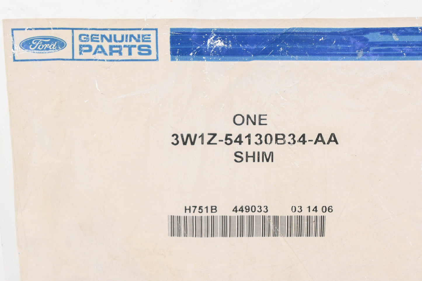 New OEM Ford 3W1Z-54130B34-AA Floor Carpet Spacer Shim NOS