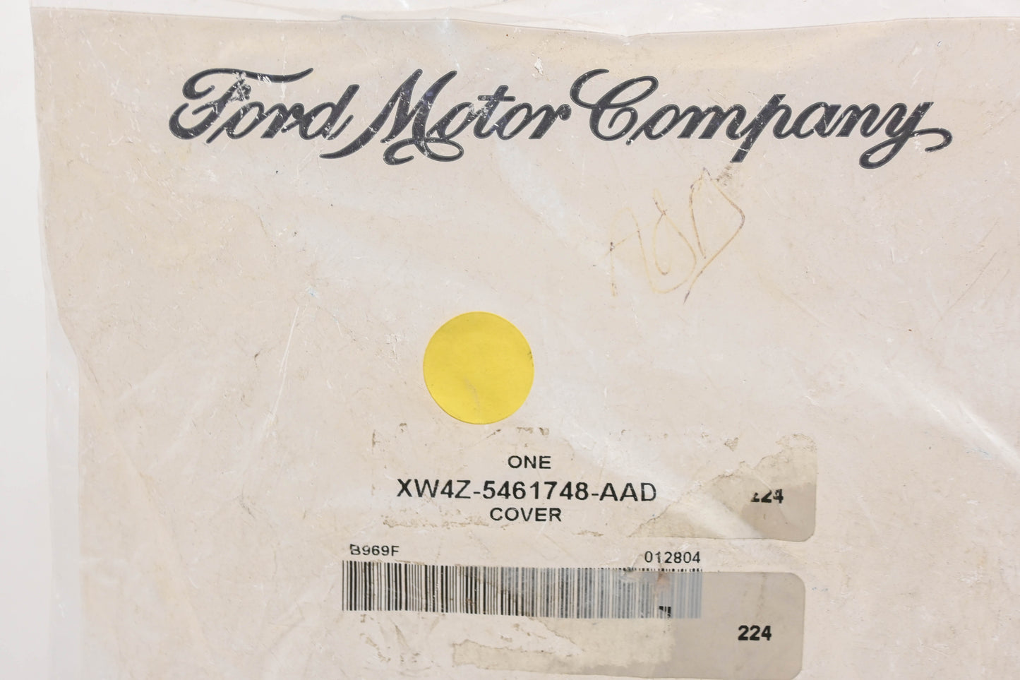 New OEM Ford XW4Z-5461748-AAD Seat Track Cover NOS