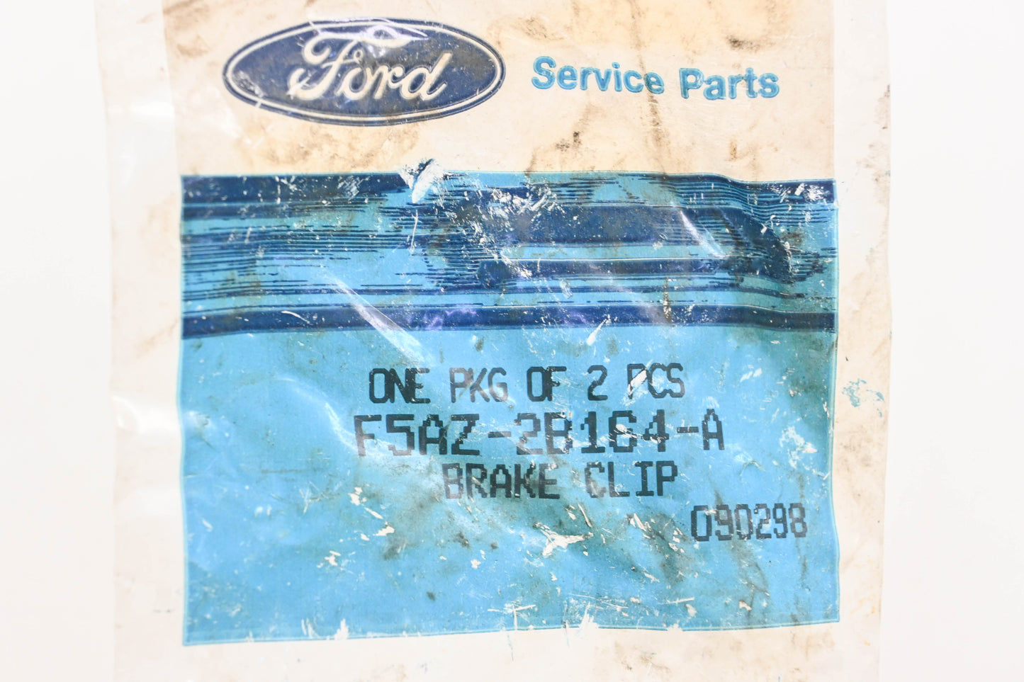 New OEM Ford F5AZ-2B164-A Brake Anti Rattle Clips Qty 2 NOS