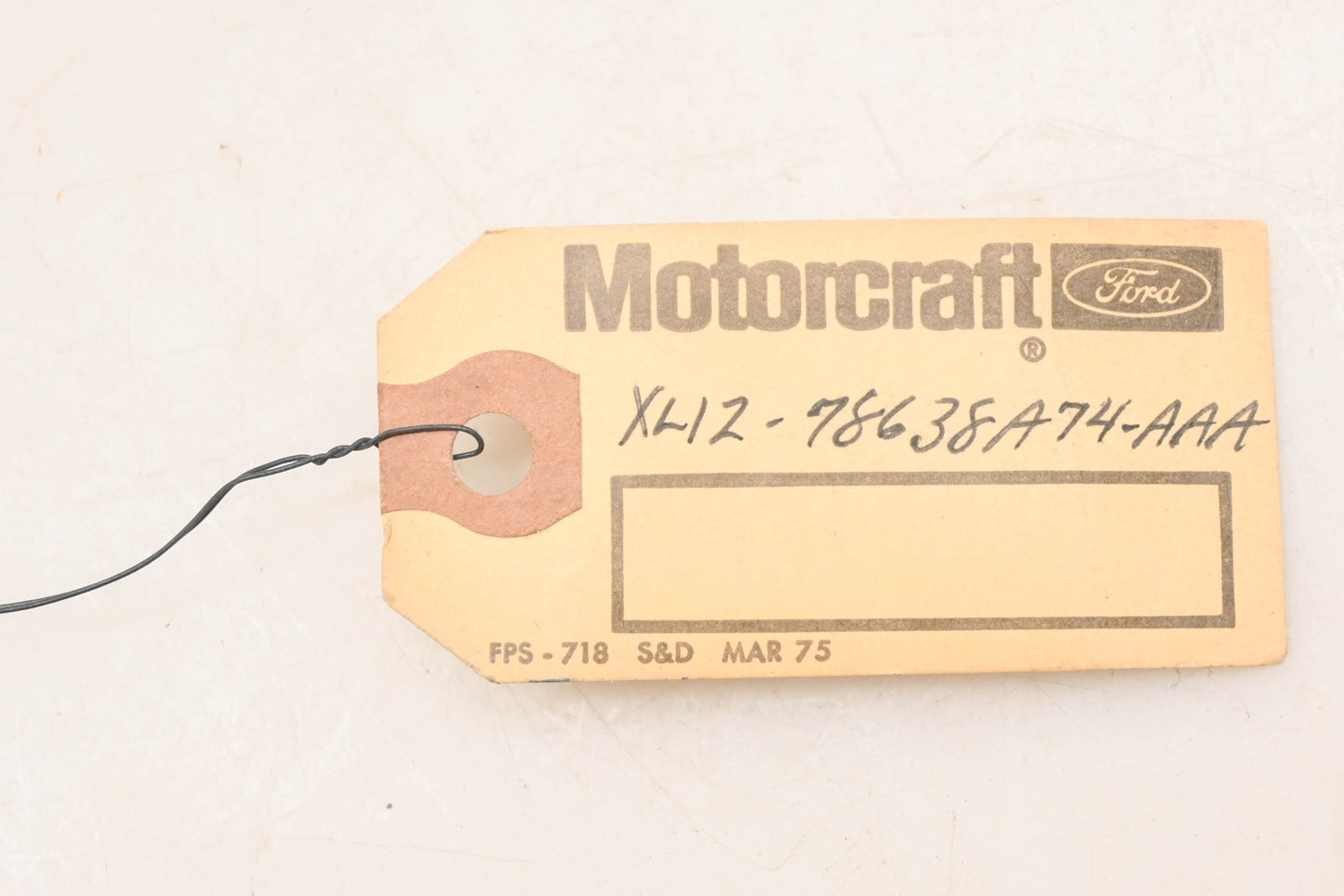 New OEM Ford XL1Z-78638A74-AAA Rear Right Seat Back Latch Cover NOS