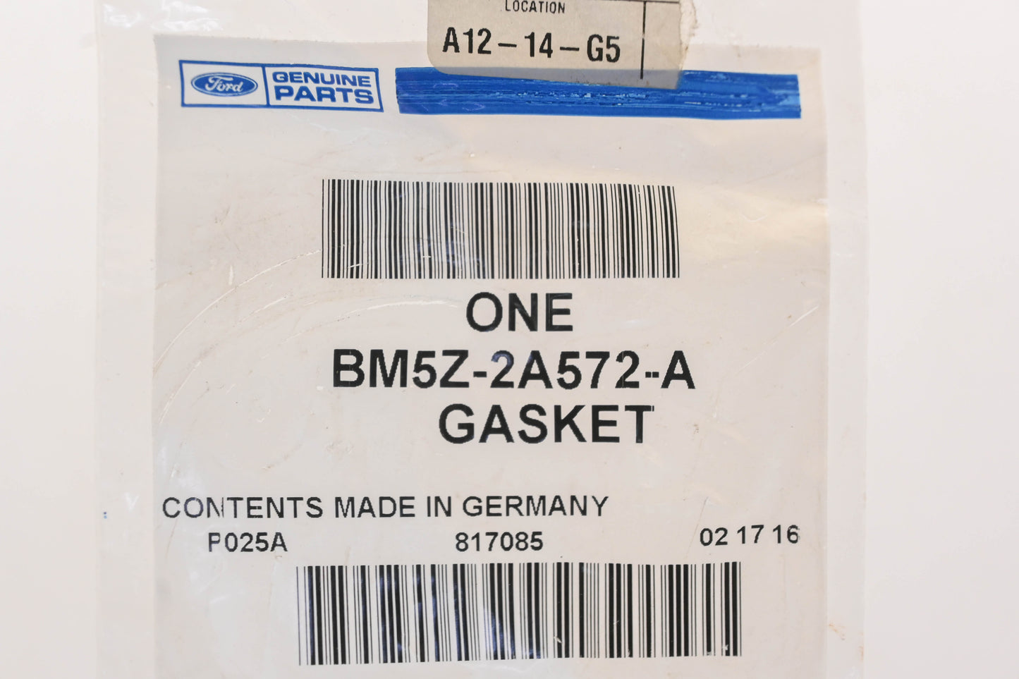 New OEM Ford BM5Z-2A572-A Vacuum Pump Gasket NOS