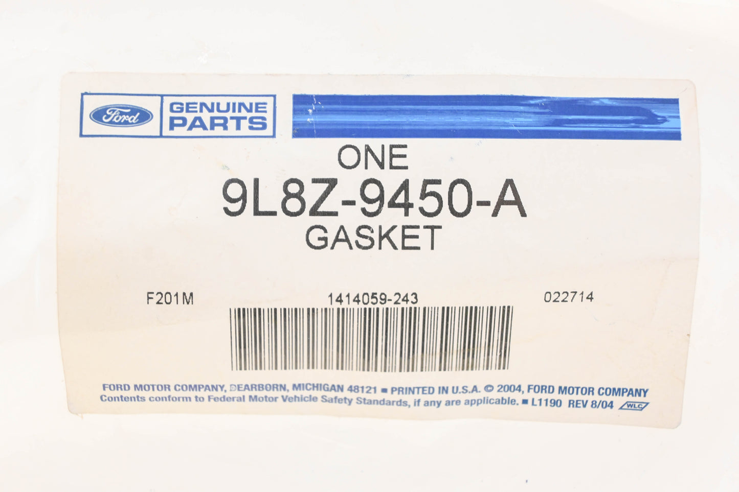 New OEM Ford 9L8Z-9450-A Exhaust Crossover Pipe Gasket NOS
