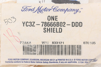 New OEM Ford YC3Z-78666B02-DDD Lower Right Seat Cover NOS