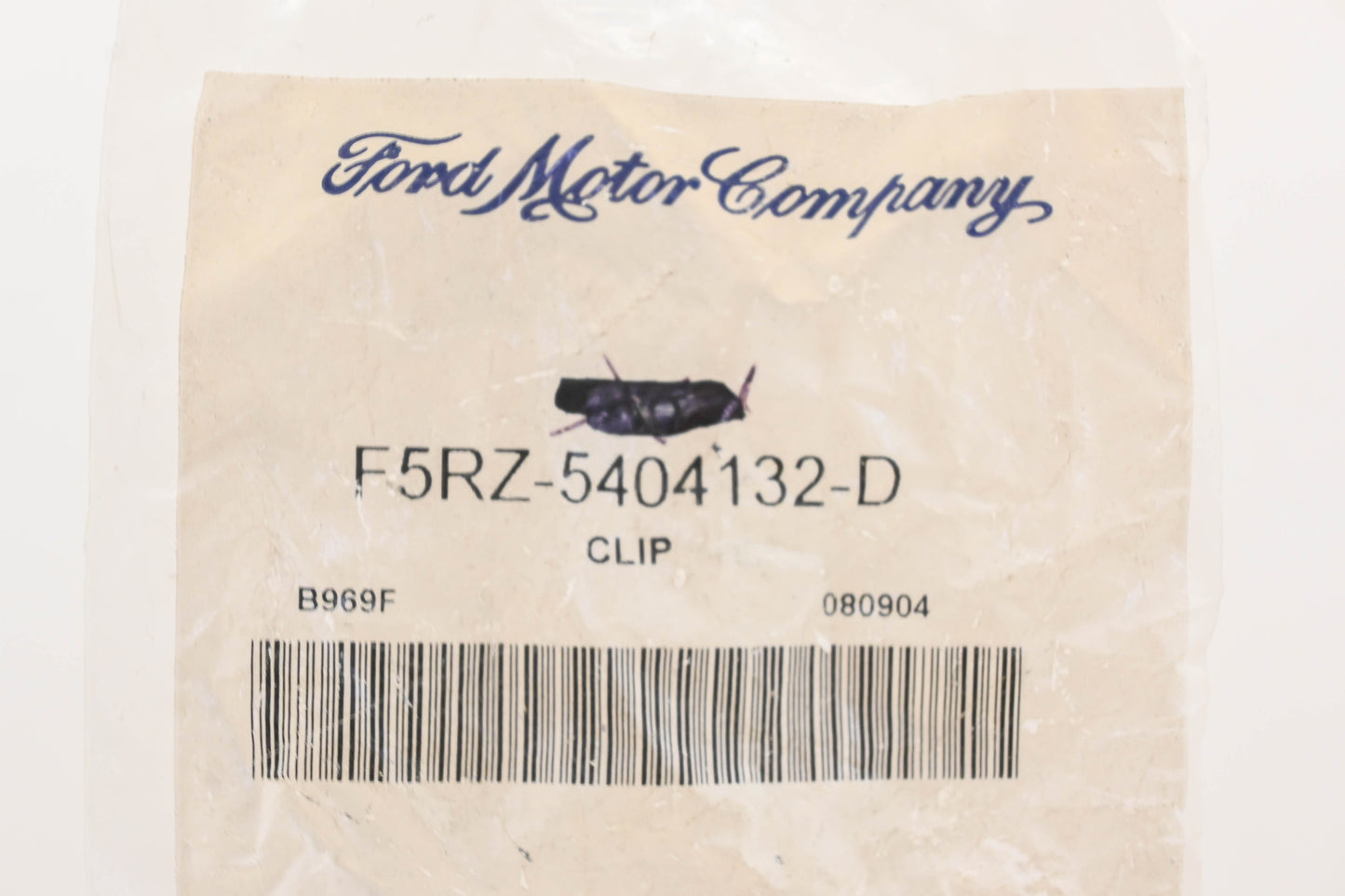 New OEM Ford F5RZ-5404132-D Sun Visor Clip NOS