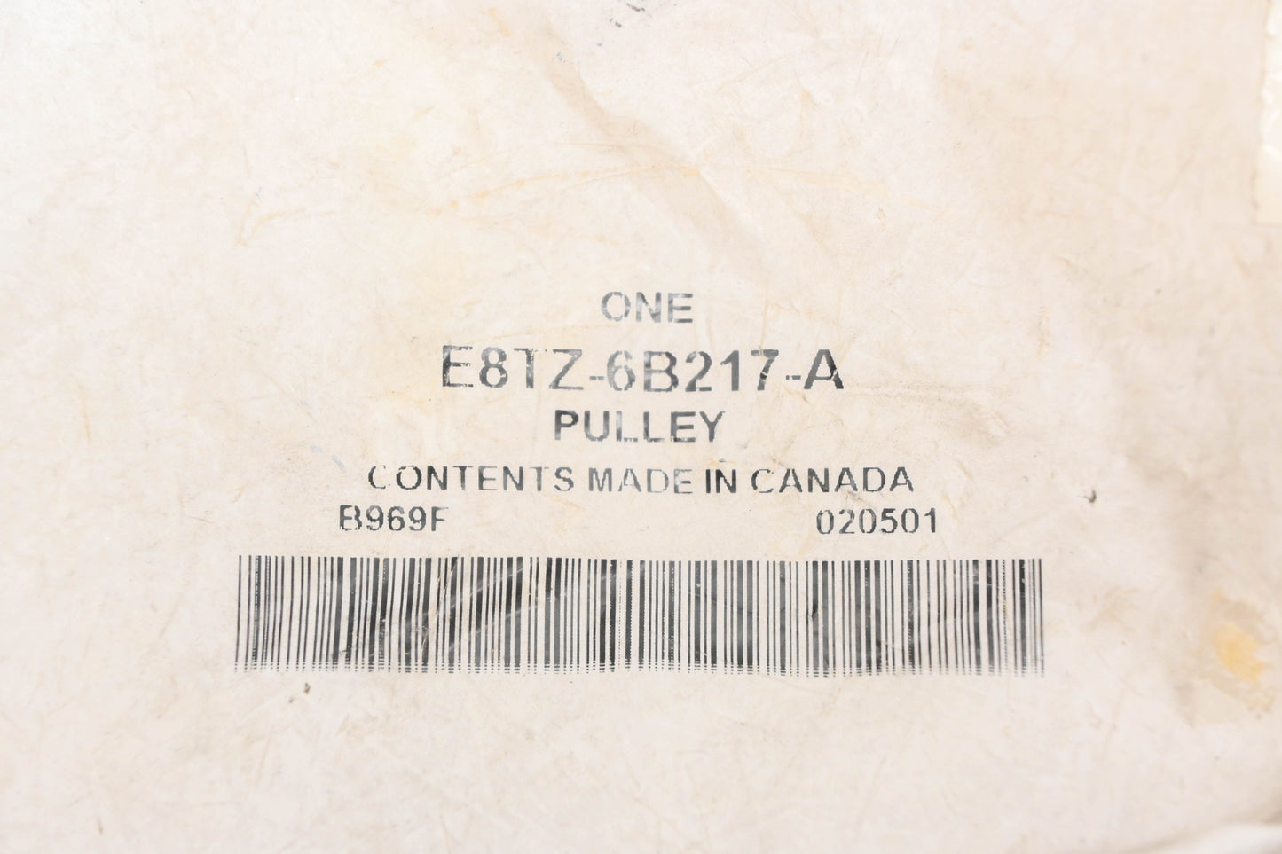 New OEM Ford E8TZ-6B217-A Idler Pulley NOS