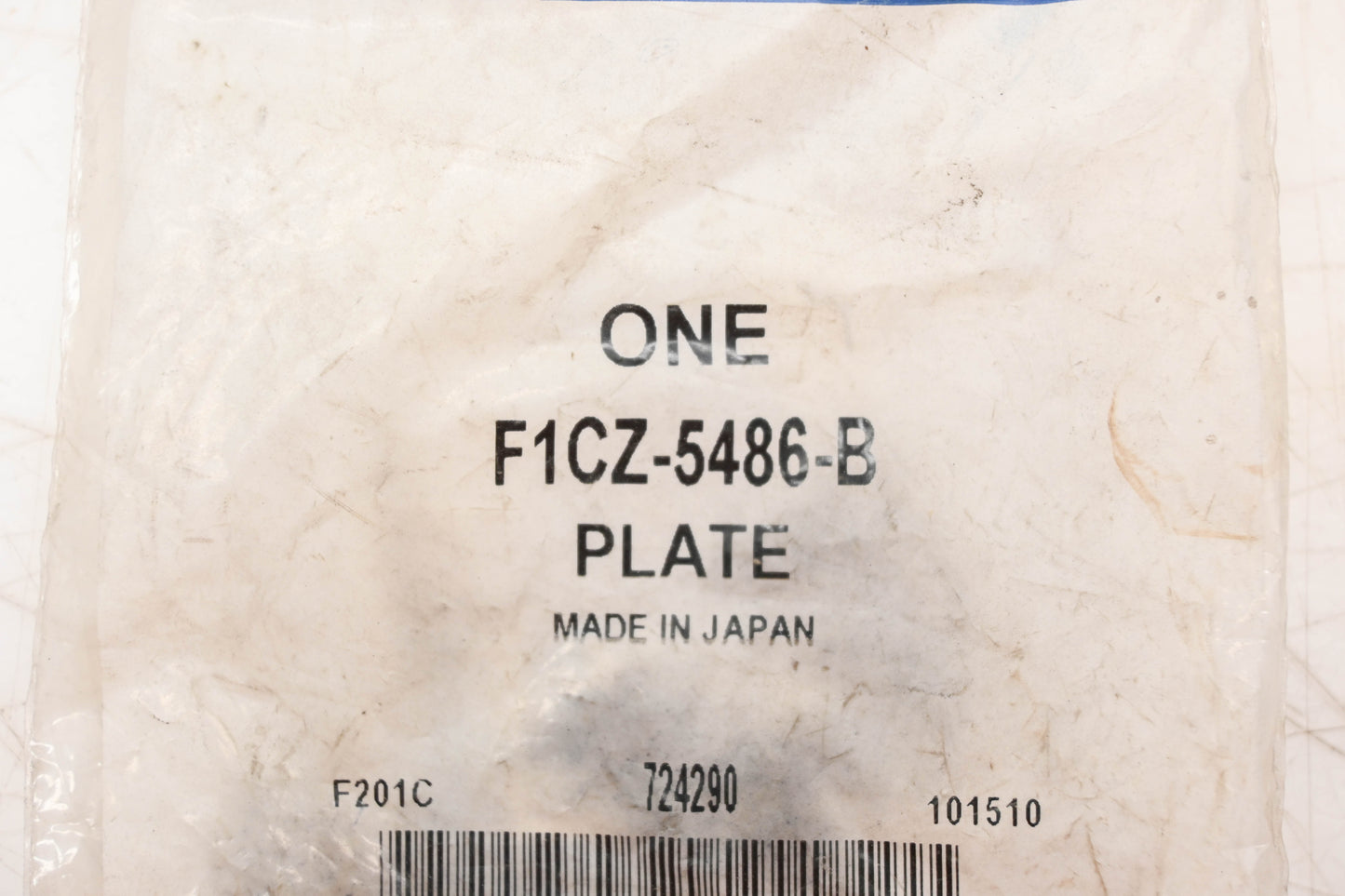 New OEM Ford F1CZ-5486-B Plate NOS