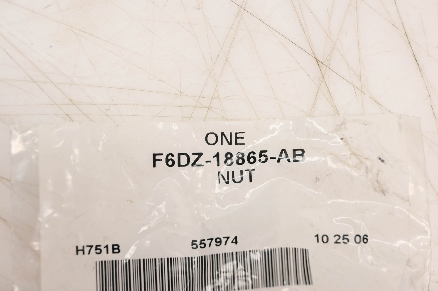 New OEM Ford F6DZ-18865-AB Nut NOS