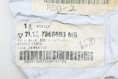 New OEM Ford 7L1Z-7866600-MB 2nd Row Right Seat Back Cover NOS