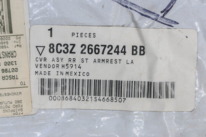 New OEM Ford 8C3Z-2667244-BB Rear Seat Armrest Cover NOS