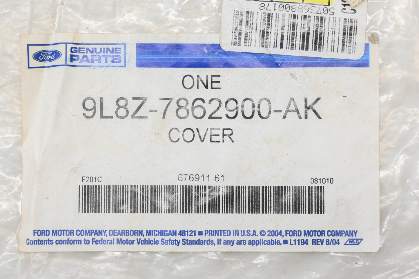 New OEM Ford 9L8Z-7862900-AK Front Right Seat Cushion Cover NOS