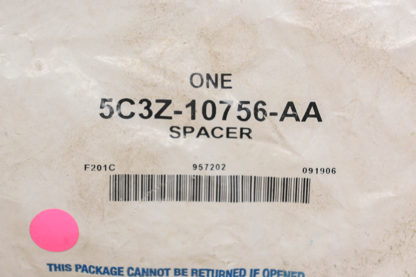New OEM Ford 5C3Z-10756-AA Battery Hold Down Spacer Assembly NOS