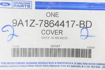 New OEM Ford 9A1Z-7864417-BD Rear Left Seat Back Cover NOS