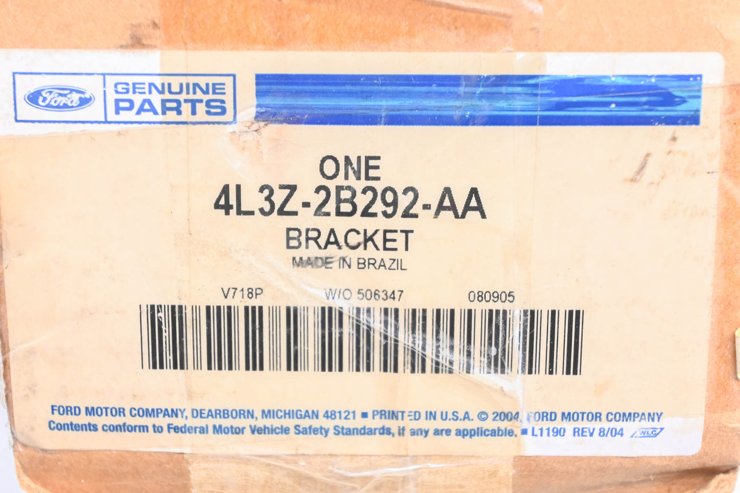 New OEM Ford 4L3Z-2B292-AA Front Right Brake Caliper Support Bracket Kit NOS