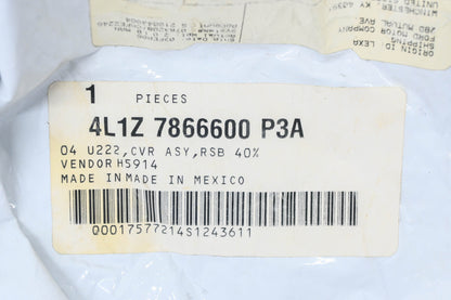 New OEM Ford 4L1Z-7866600-P3A Rear Right Seat Back Cover NOS