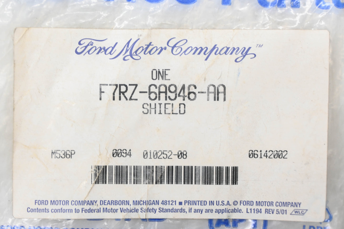 New OEM Ford F7RZ-6A946-AA Engine Appearance Cover Shield NOS