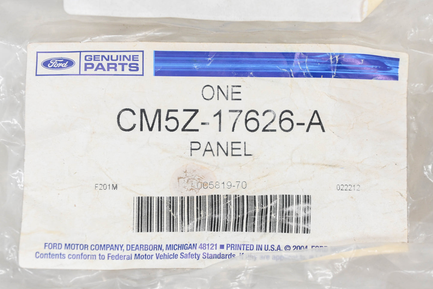 New OEM Ford CM5Z-17626-A Front Right Lower Bumper Valance Panel NOS