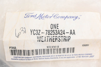 New OEM Ford YC3Z-78253A24-AA Lower Door Weatherstrip NOS