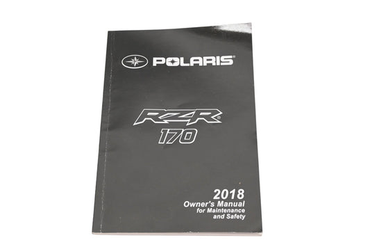 OEM Polaris 9928242 2018 RZR170 Owner's Manual
