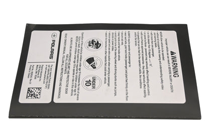 OEM Polaris 9928242 2018 RZR170 Owner's Manual