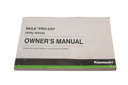 OEM Kawasaki 99987-0105 KAF1000AK/BK Mule Pro-DXT Owner's Manual