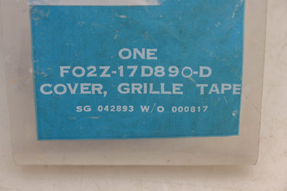 New OEM Ford F02Z-17D890-D Rear Bumper Grille Cover Tape NOS