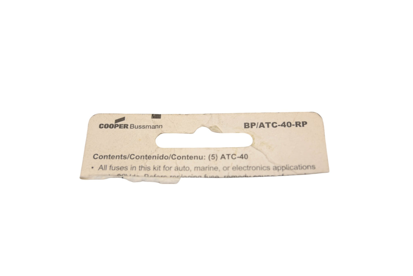 Bussmann ATC-40-RP Red 40 Amp Fuse Assembly Qty 4 NOS