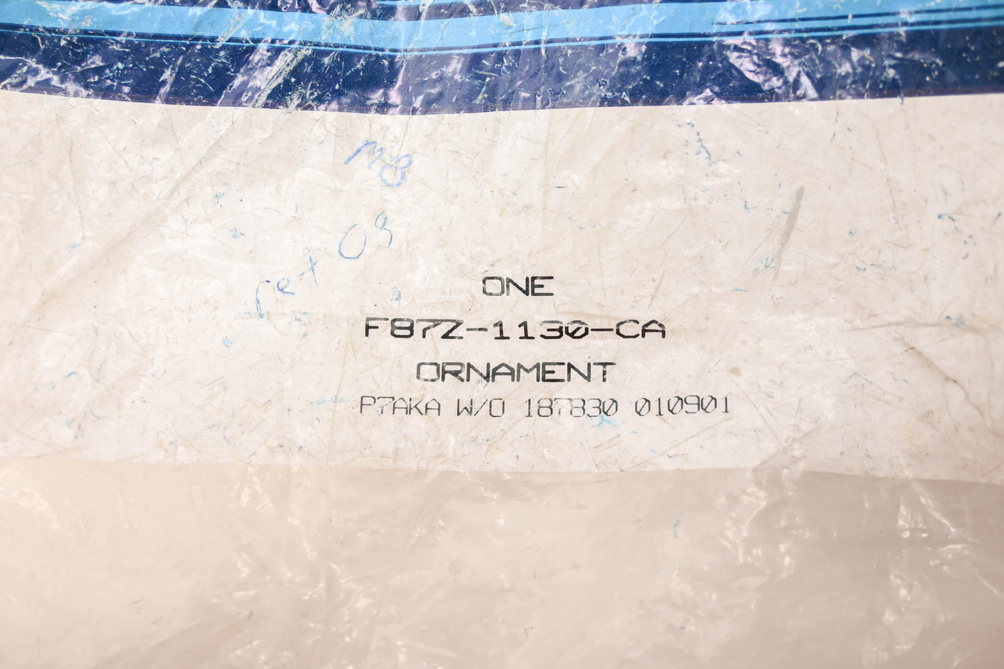 New OEM Ford F87Z-1130-CA Silver Wheel Center Cap NOS
