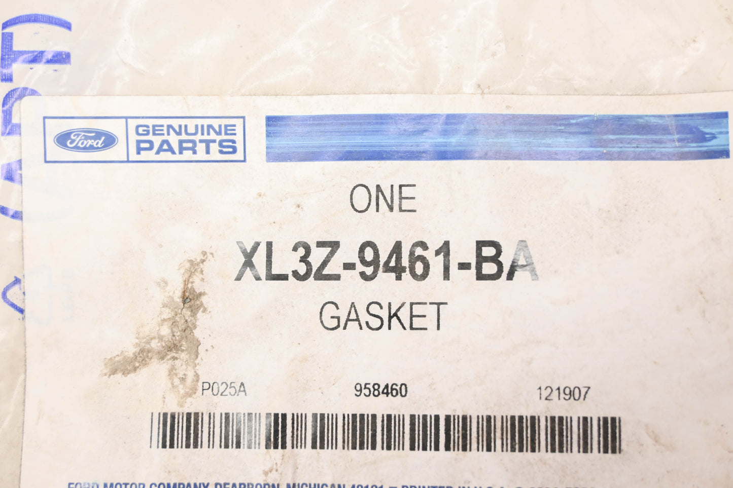 New OEM Ford XL3Z-9461-BA Intake Manifold Gasket NOS