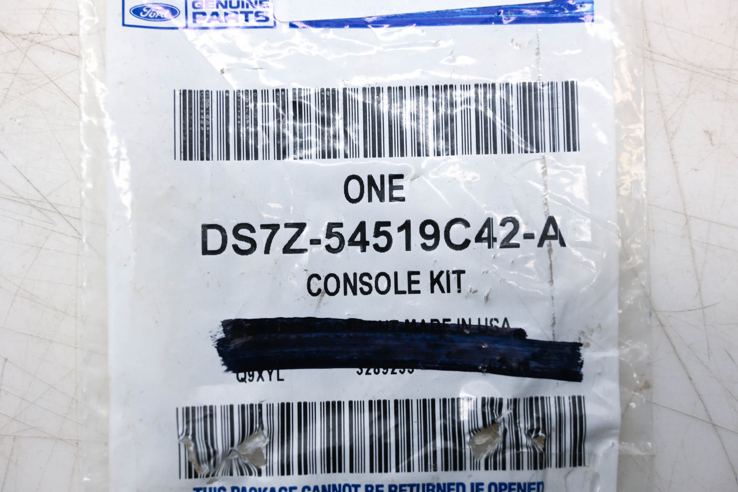 New OEM Ford DS7Z-54519C42-A Console Kit NOS