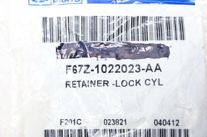 New OEM Ford F67Z-1022023-AA Door Lock Cylinder Retainer NOS