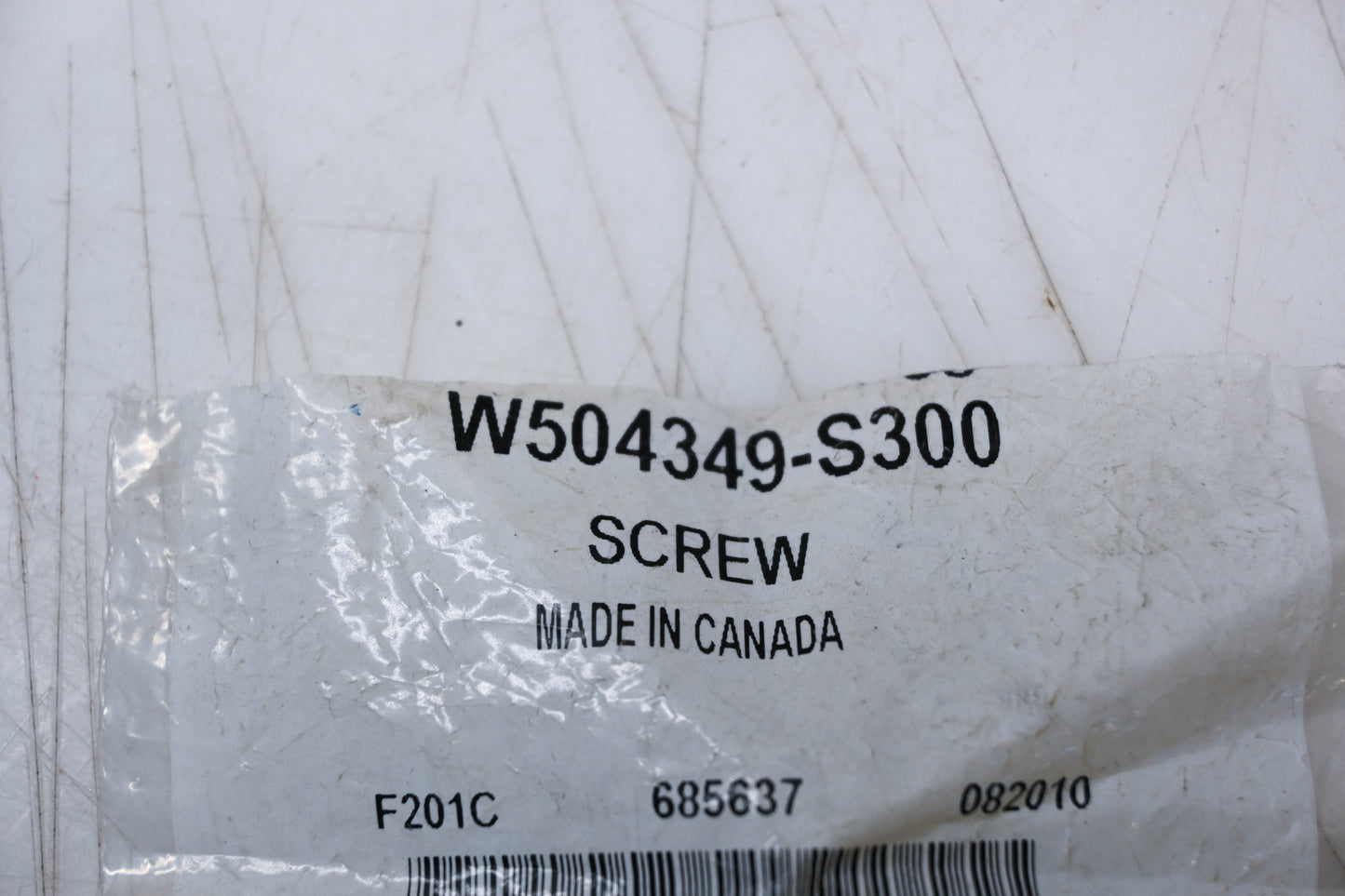 New OEM Ford W504349-S300 Interior Coat Hook Screw NOS