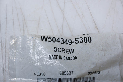 New OEM Ford W504349-S300 Interior Coat Hook Screw NOS