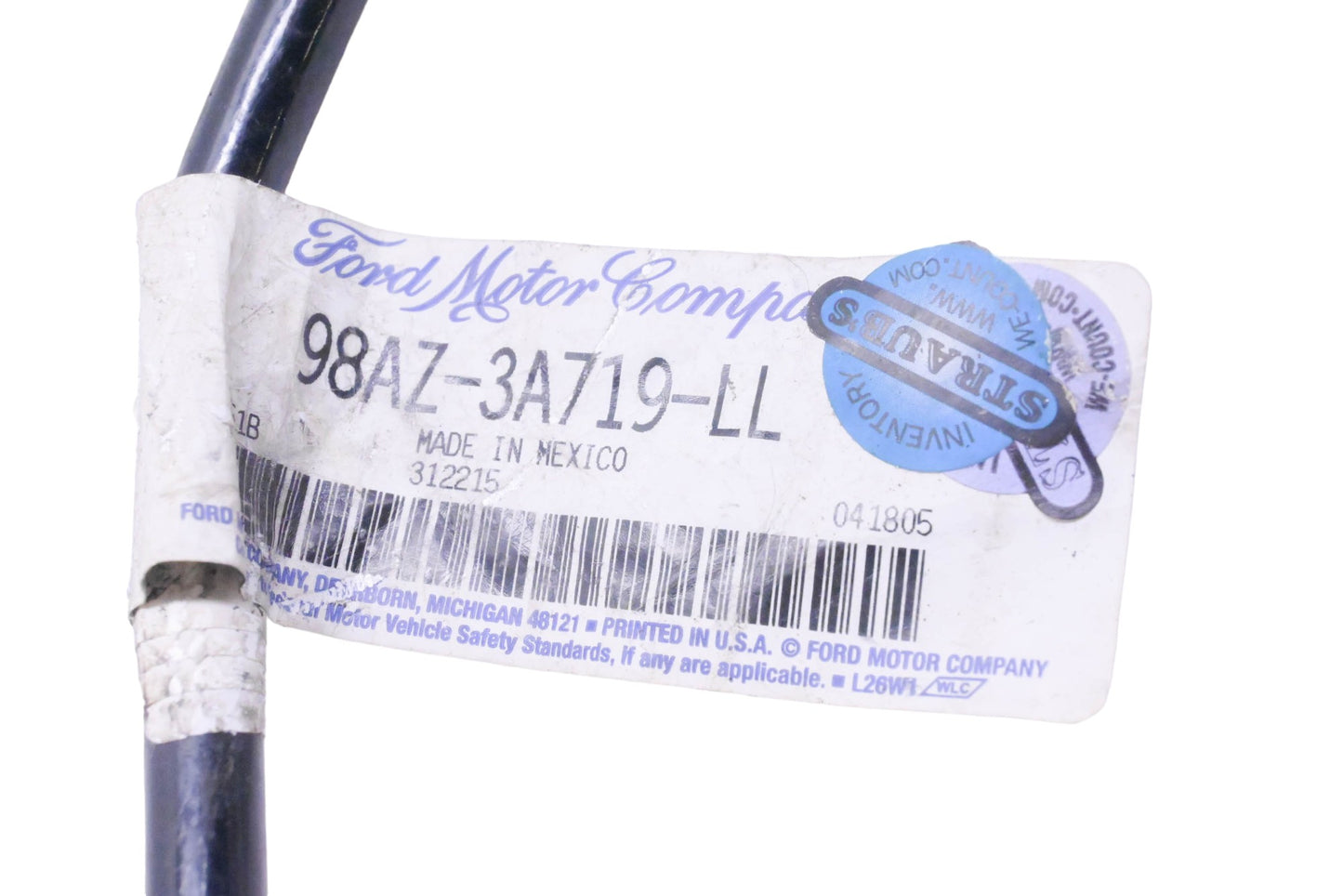 New OEM Ford 98AZ-3A719-LL Power Steering Pressure Line Hose NOS